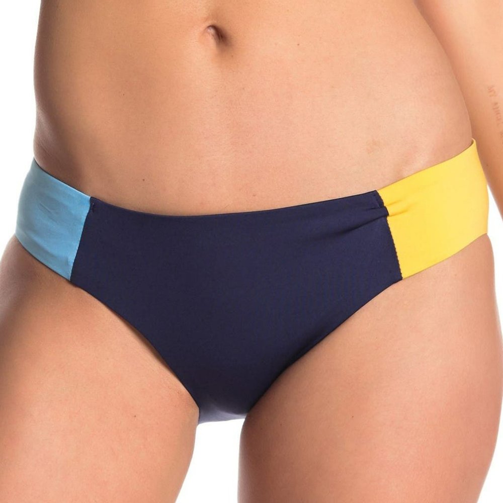 Massimo Block Party Colorblock Bikini Bottom